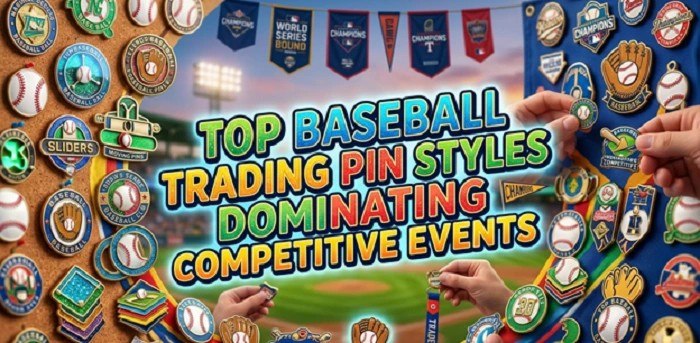 Baseball Trading Pin Styles
