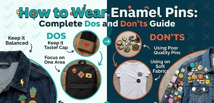 How to Wear Enamel Pins