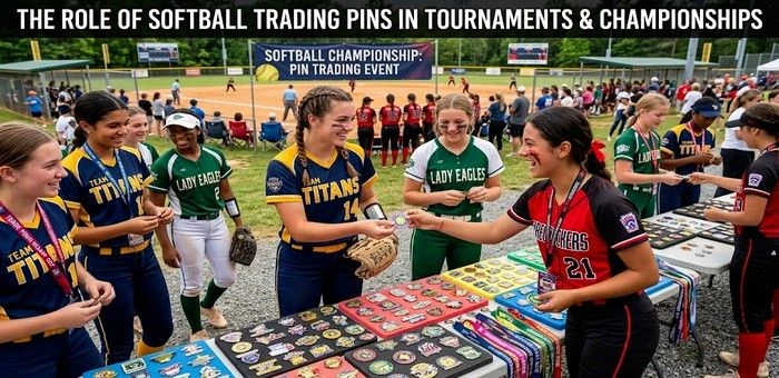 Softball Trading Pins